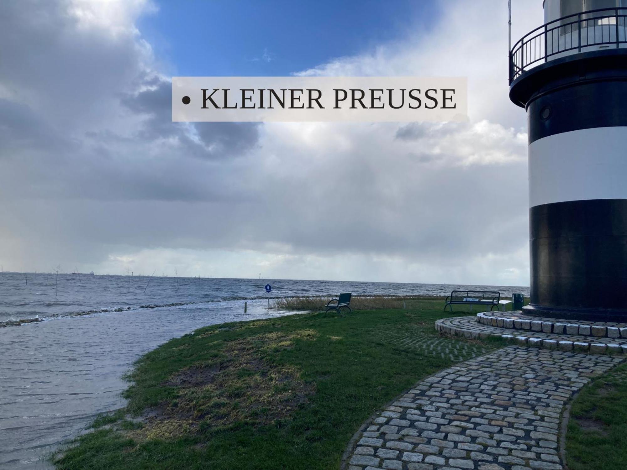 Haus Krabbe, Apartment 10, Naehe Bremerhaven, Fuer 1-2 Personen, 2 Schlafzimmer, Einzelbetten, Zweite Etage, Zentral Gelegen, Bis Zu 2 Hunden Kostenfrei Willkommen Wremen Exterior foto